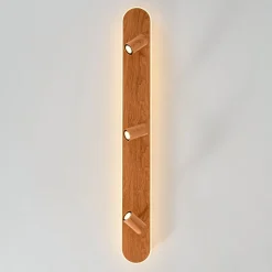 Wood Oval LED Adjustable Spotlight Ceiling Track Light